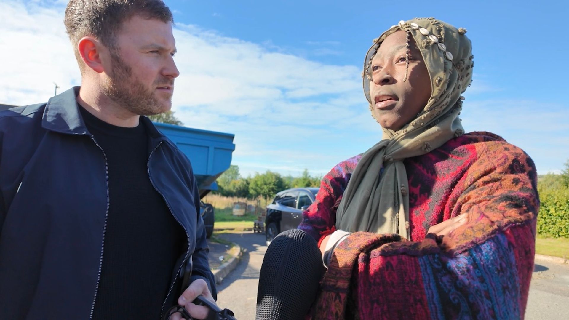 ‘African tribe handmaiden’ released after immigration arrest in Scottish woods