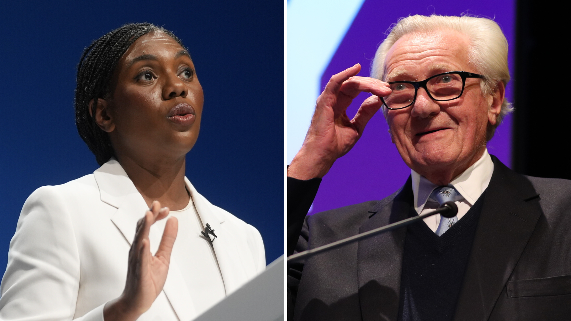 Lord Heseltine attacks Badenoch’s new policies – and calls Farage a ‘phoney’