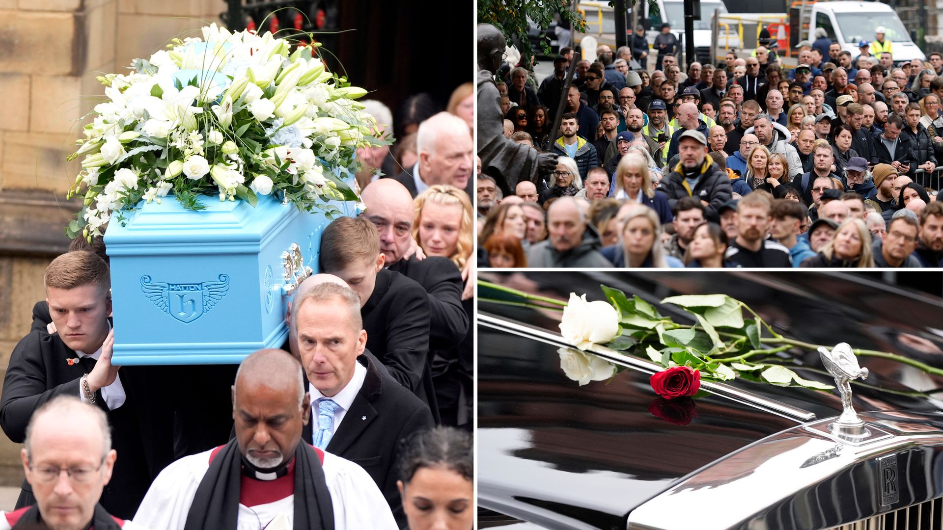 Ricky Hatton: Liam Gallagher and Wayne Rooney among stars at funeral for boxing champion