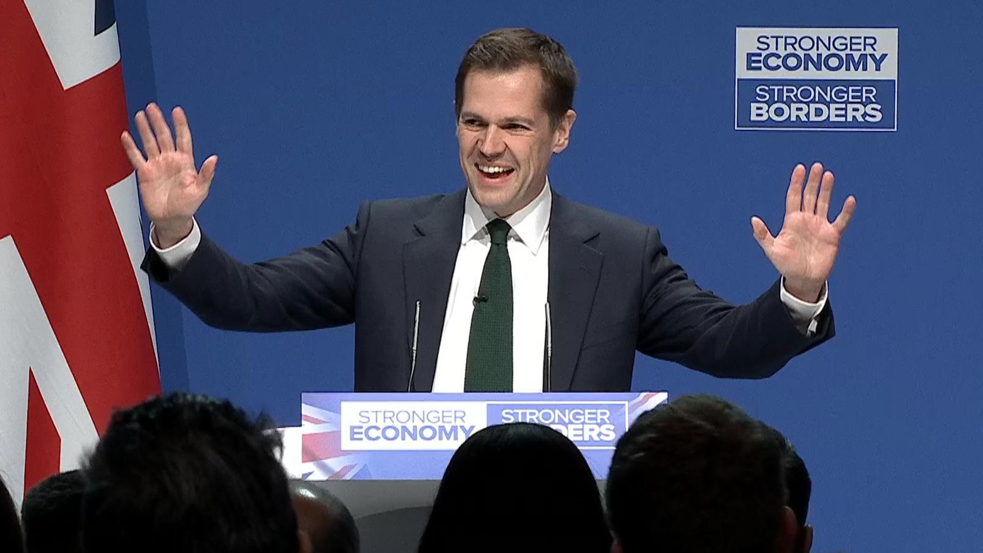 Jaunty Jenrick: a leader’s speech in all but name