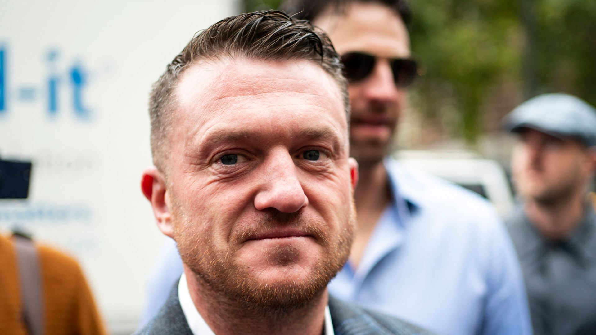 Tommy Robinson’s arrest at Channel Tunnel ‘discriminatory’, barrister says