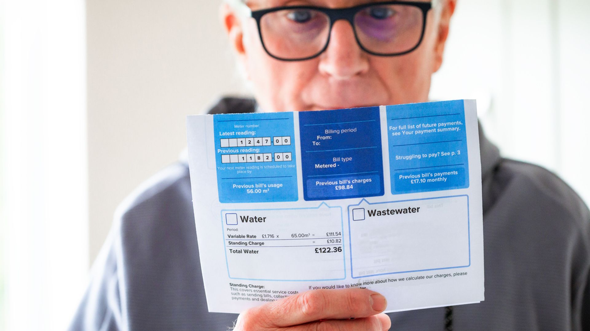 Customers of five water firms are facing higher than expected hikes to bills