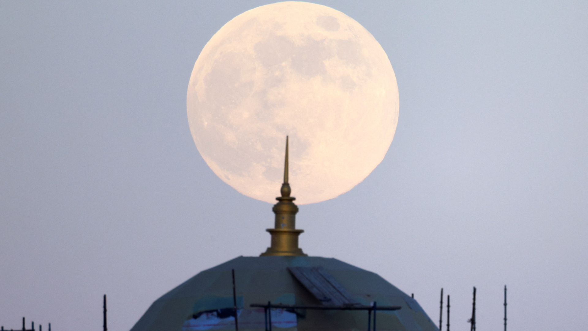 How and when to see the beaver supermoon – the biggest full moon of the year
