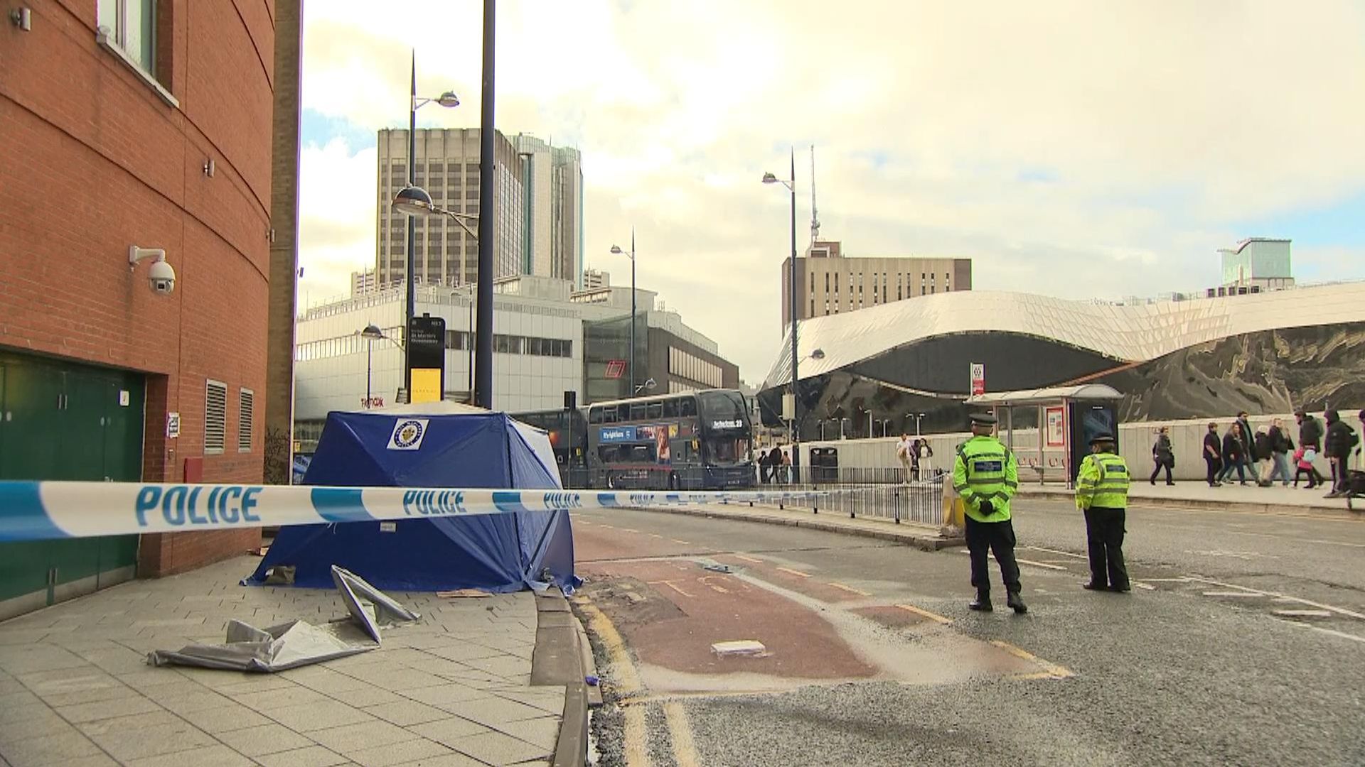 Man charged with attempted murder after woman stabbed in the neck in centre of Birmingham