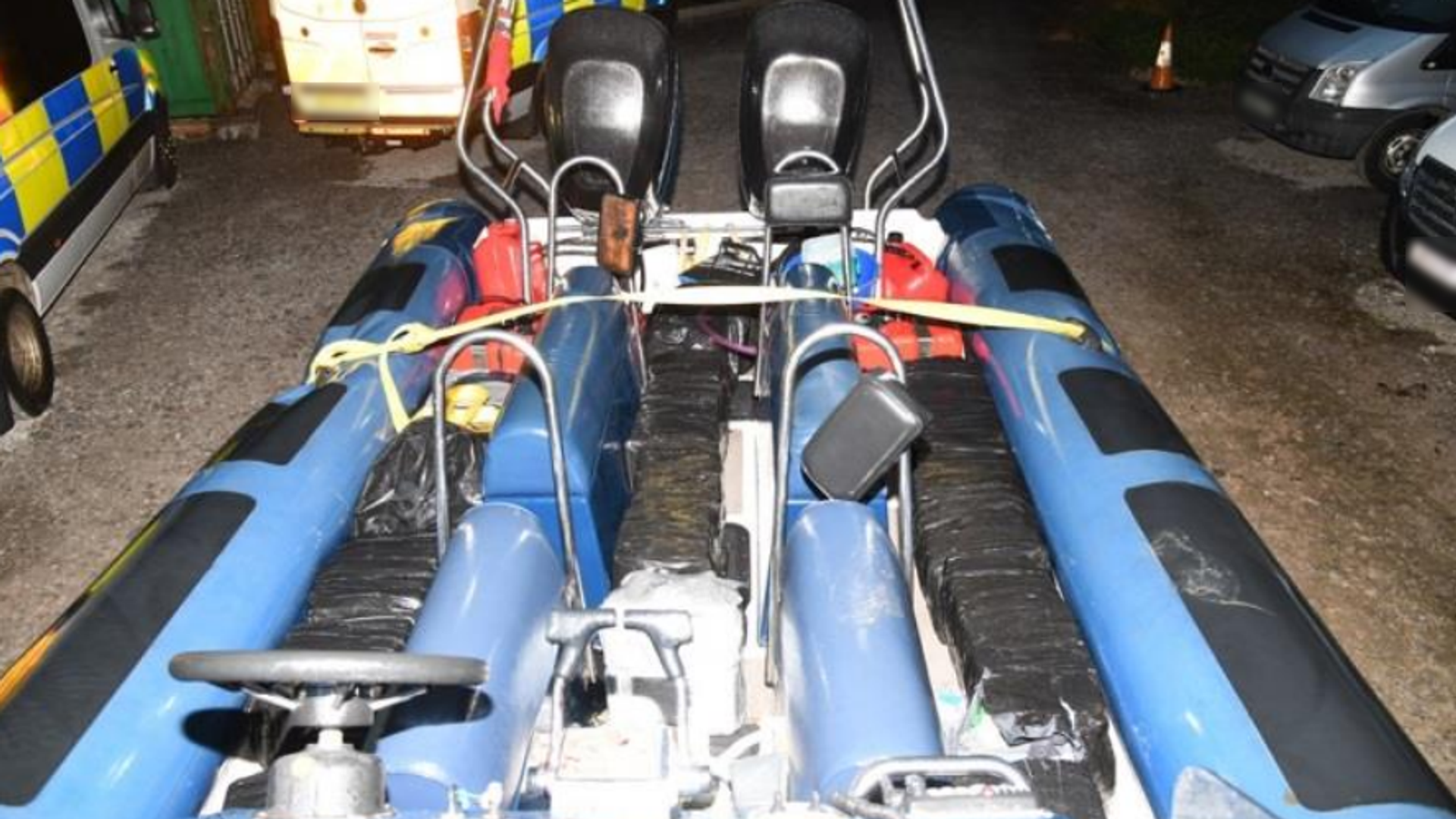 Three men jailed after cocaine worth £26.5m found in boat