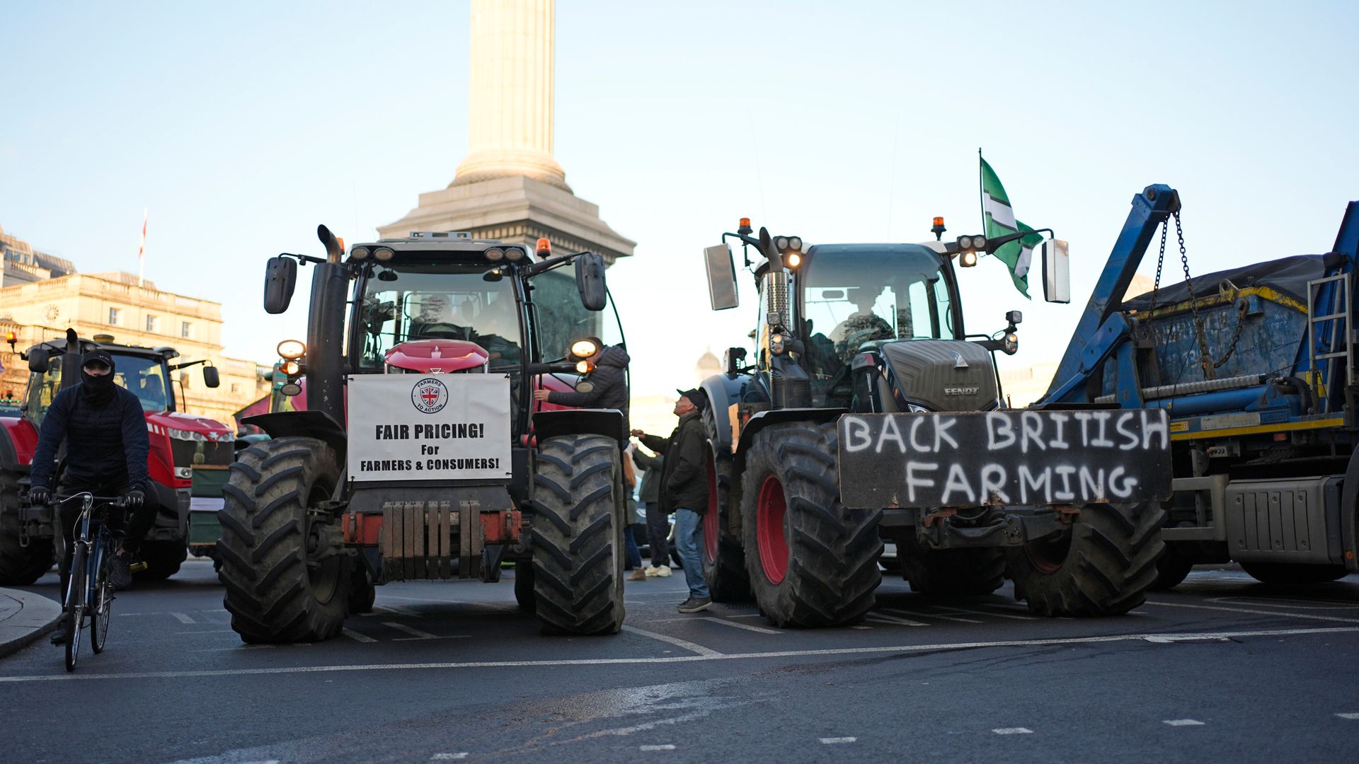 Farmers ignore tractor ban and bring inheritance tax protest to Westminster