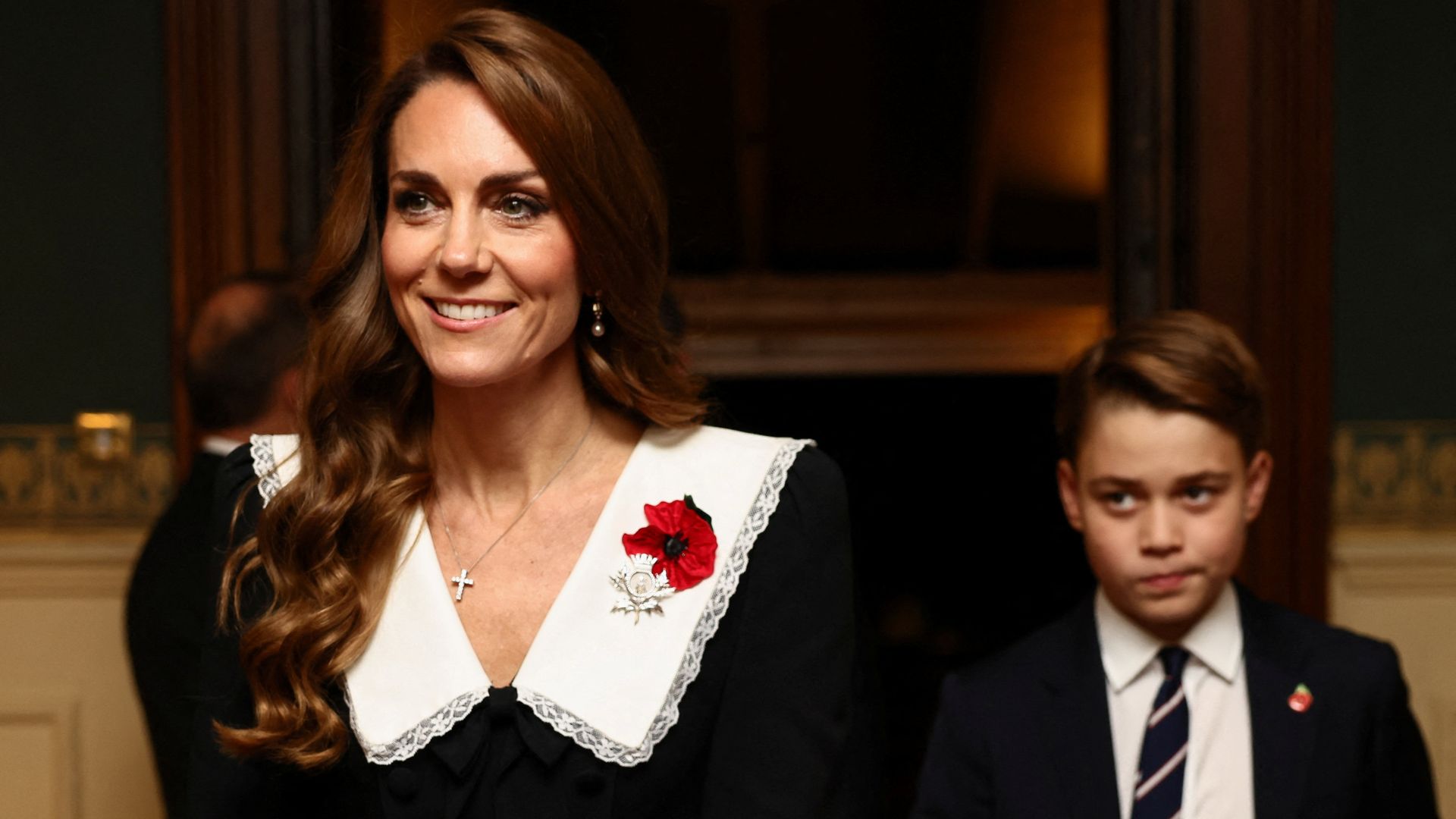 Princess of Wales and Prince George join King for Festival of Remembrance