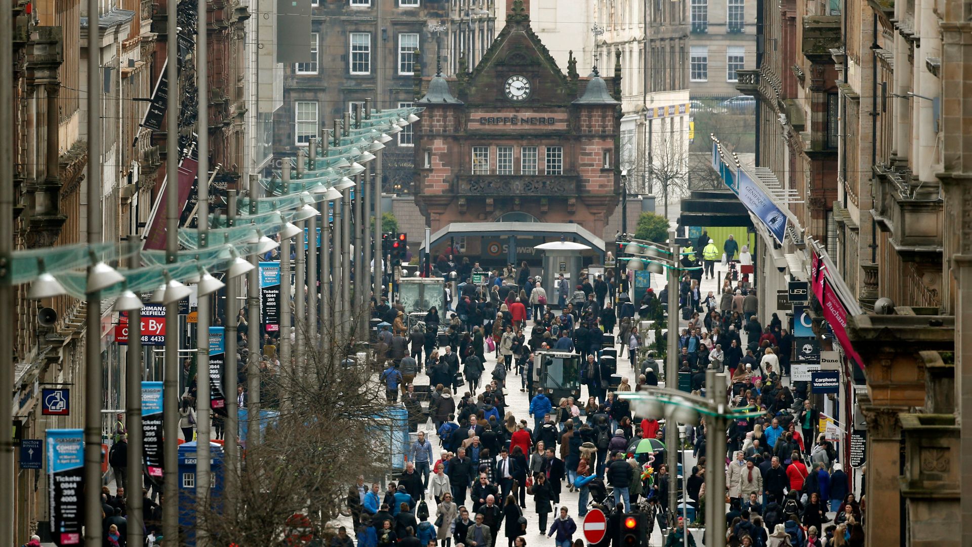 Woman taken to hospital after ‘hazardous liquid’ thrown at her in city centre