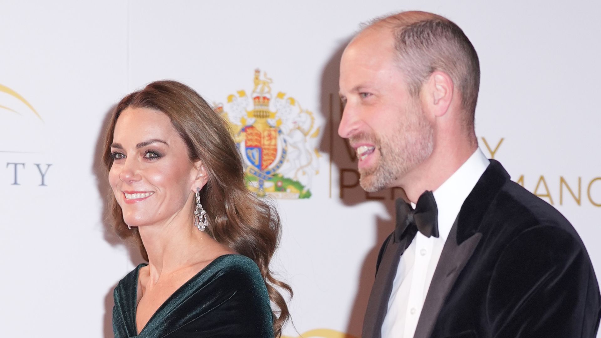 Princess of Wales says her children were ‘very sad’ to miss Paddington at Royal Variety show