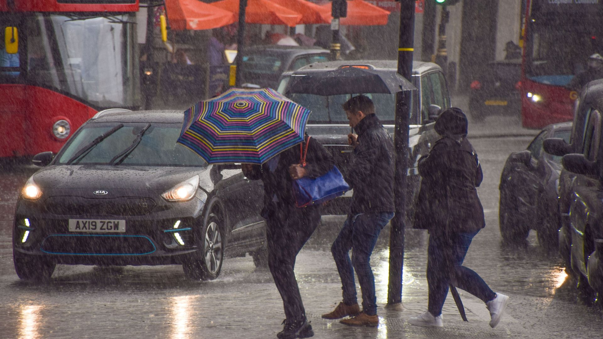 Flood and ‘do not travel’ warnings issued as Storm Claudia prepares to batter parts of UK