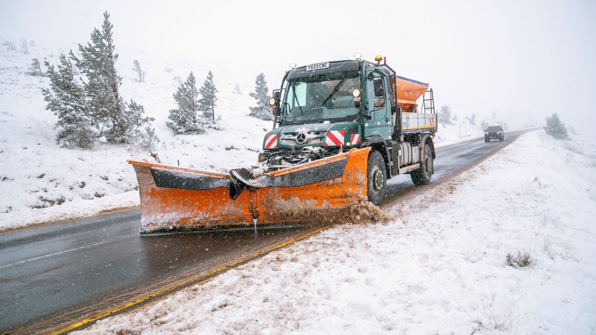 Warning of blizzards and ‘ice-rink conditions’ today – as seven weather alerts in force