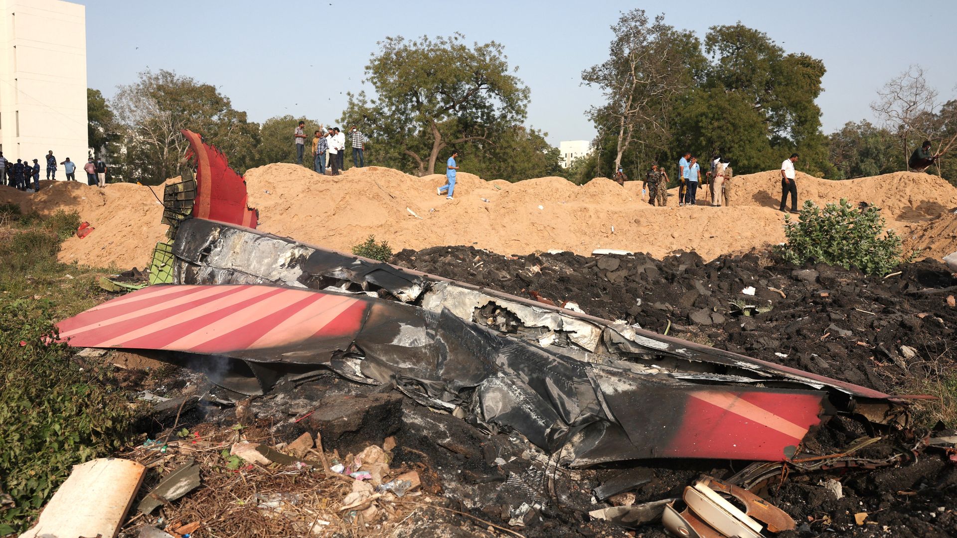 Mortuary workers exposed to ‘dangerously high’ levels of toxin from Air India crash bodies