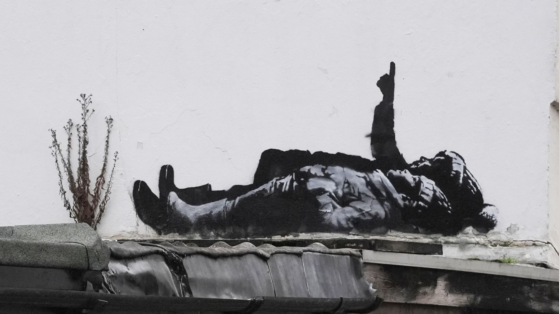 Banksy gives Britain at least one new mural for Christmas