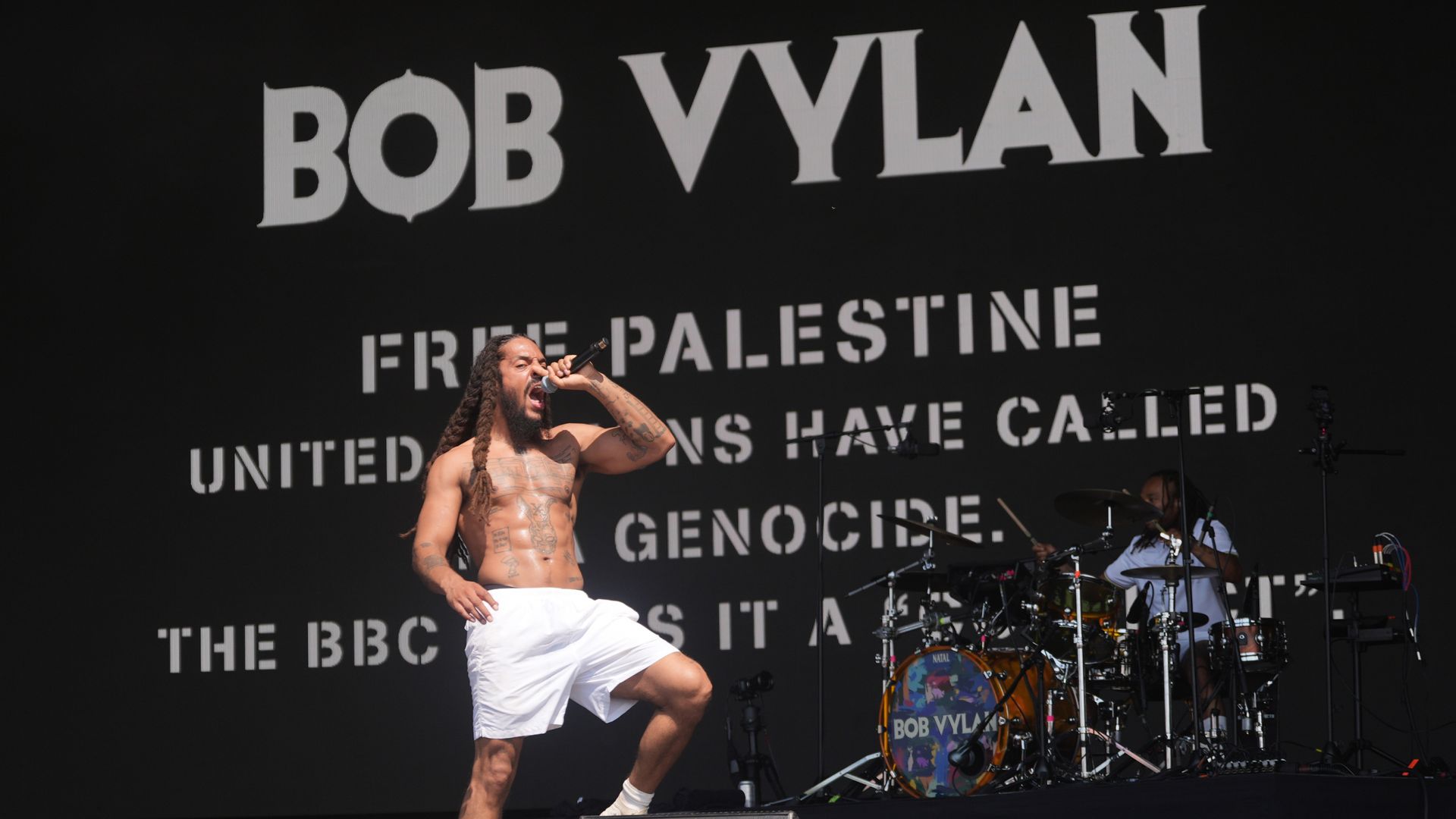 Bob Vylan rapper will not be prosecuted over ‘death to the IDF’ chant
