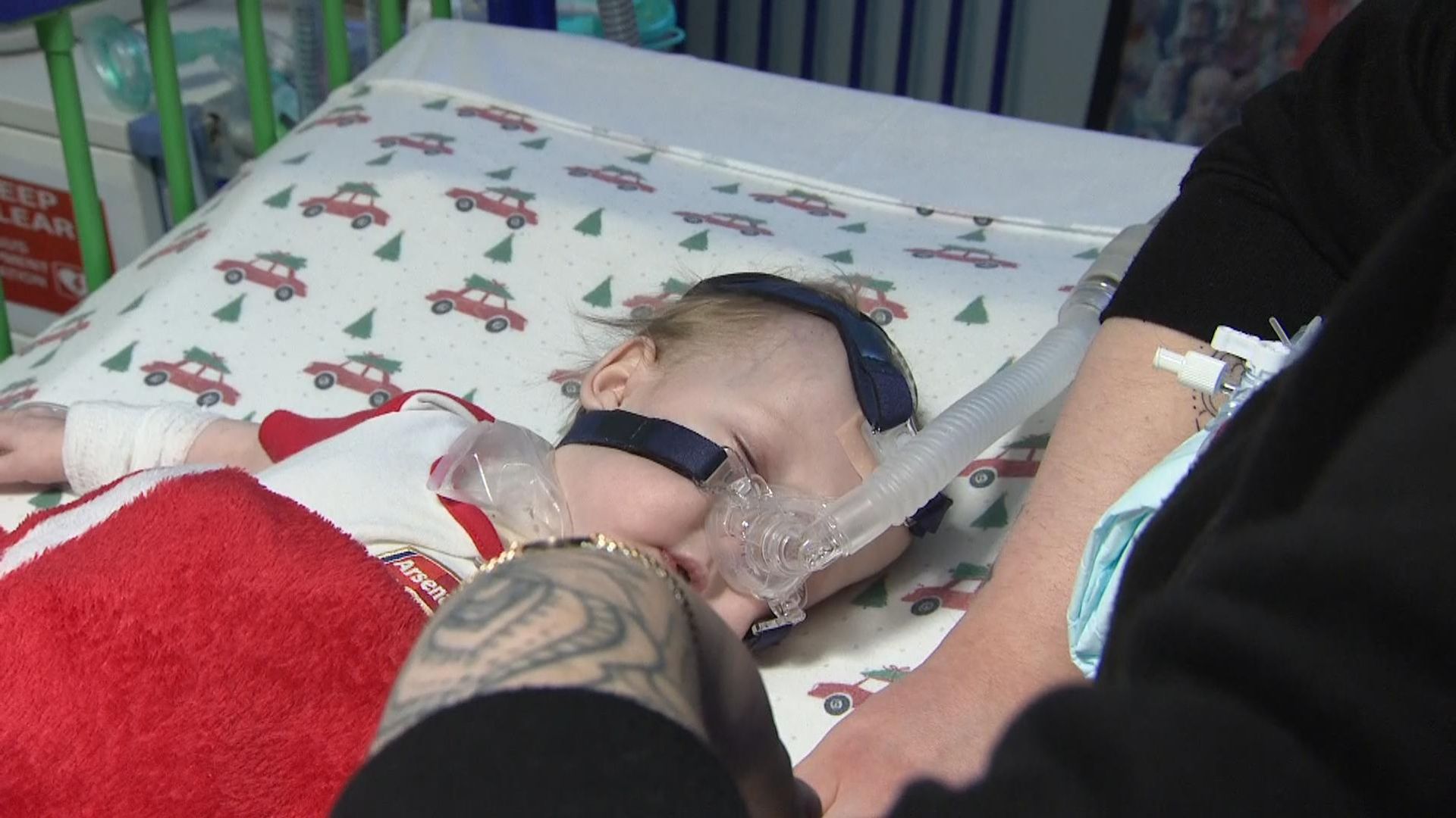 The children and families spending a ‘different’ Christmas in hospital