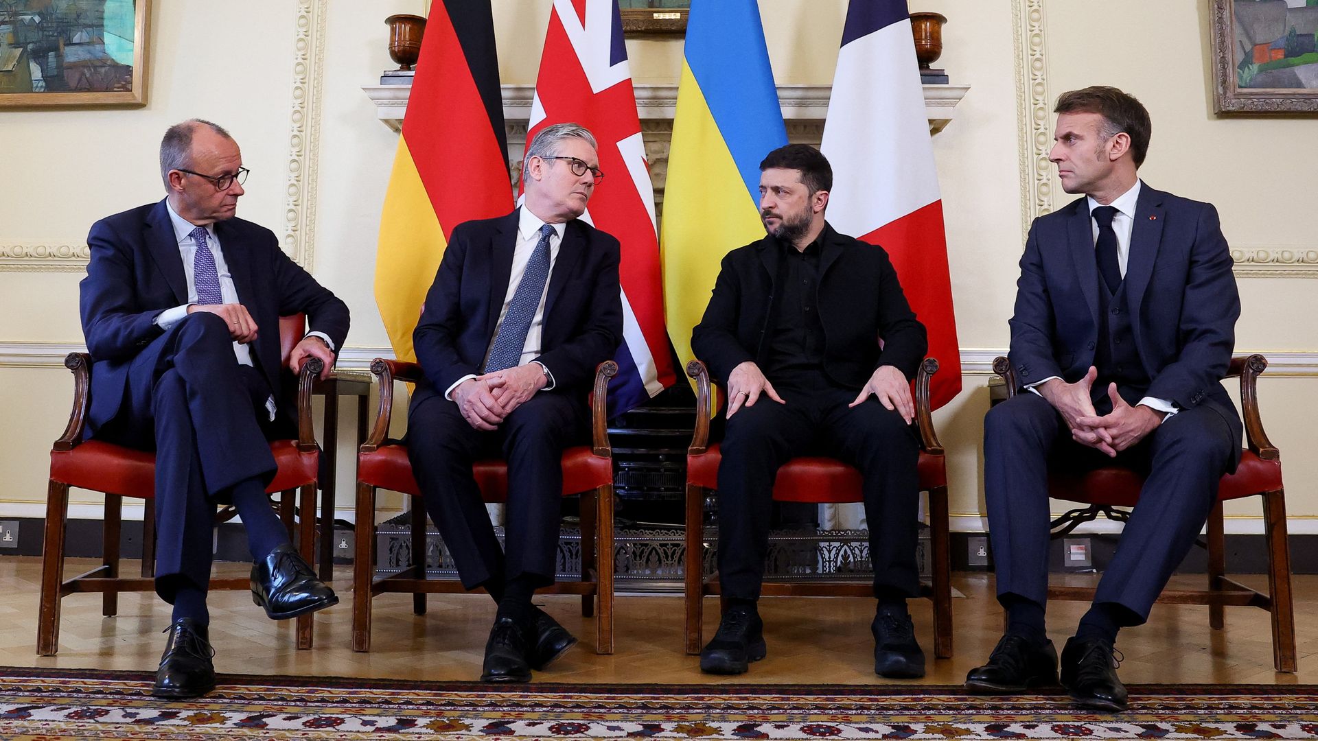 Starmer holds crisis talks with Zelenskyy in search for ‘decent peace for Ukraine’