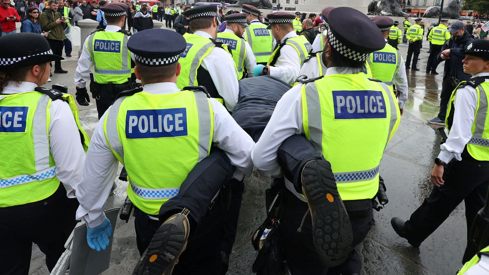 Terrorism arrests soar by 660% after Palestine Action ban