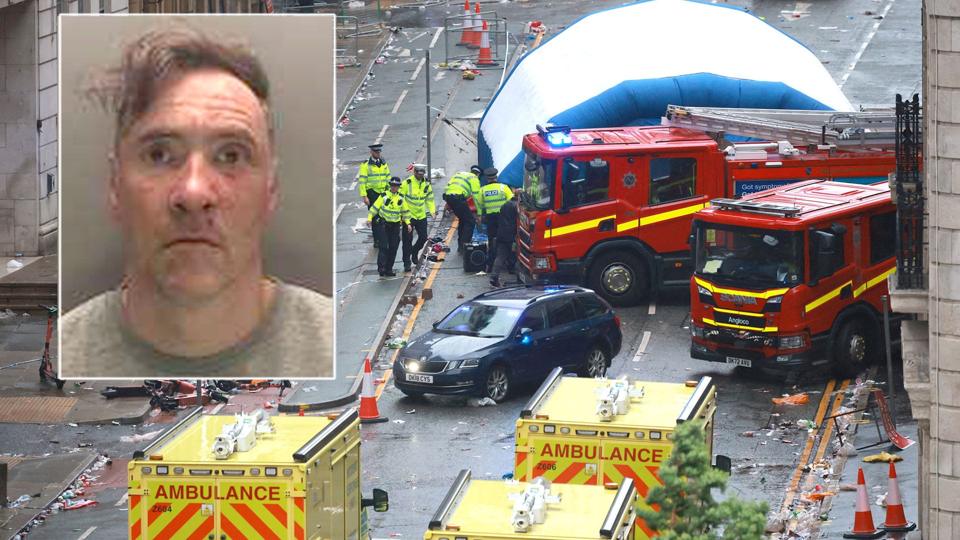 ‘Hero’ pedestrian climbed into car of Liverpool parade attacker to stop him, court hears
