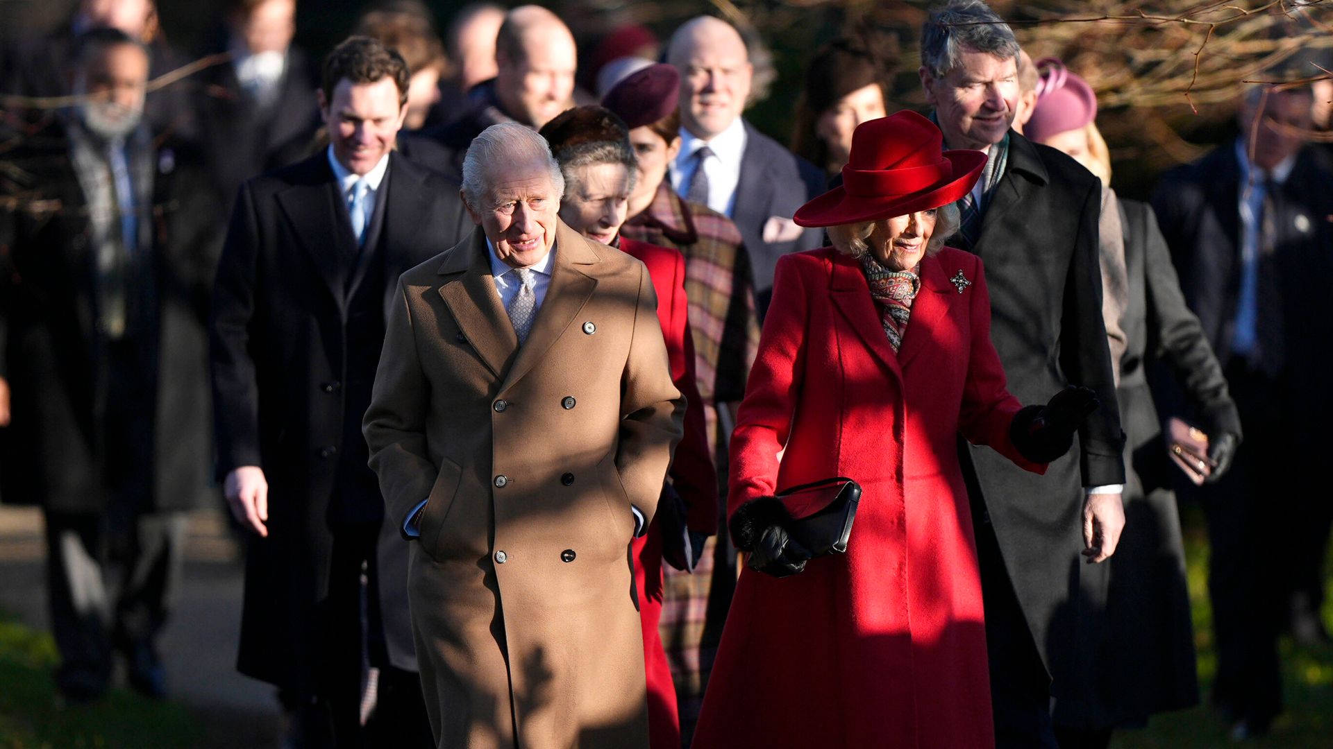 In Pictures: The Royal Family attend Christmas Day church service – joined by Andrew’s daughters 