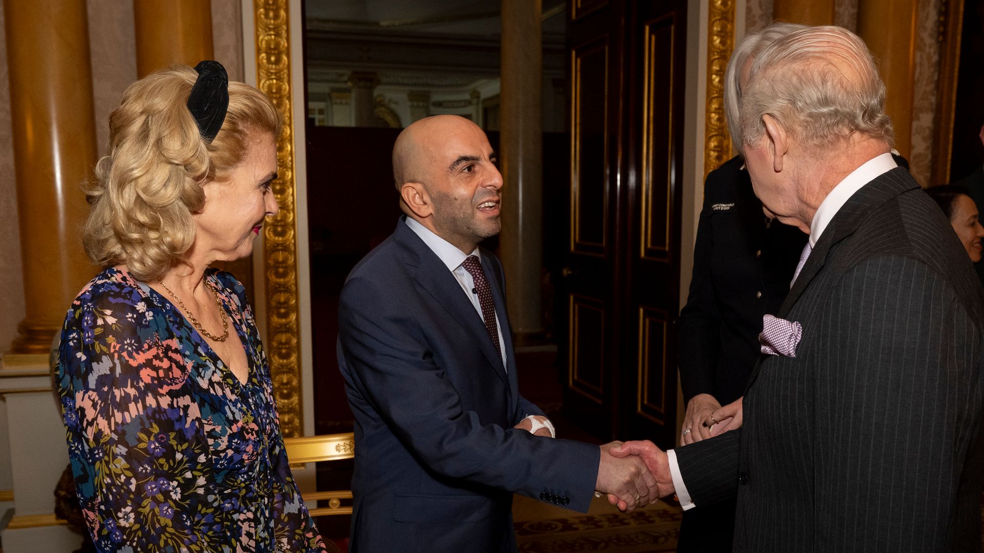 King meets Huntingdon train attack heroes, including guard who protected passengers