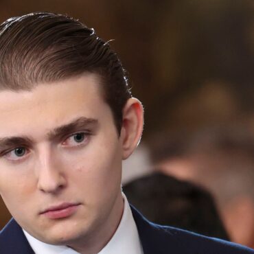 Man accused of rape answered Barron Trump video call during altercation, court hears