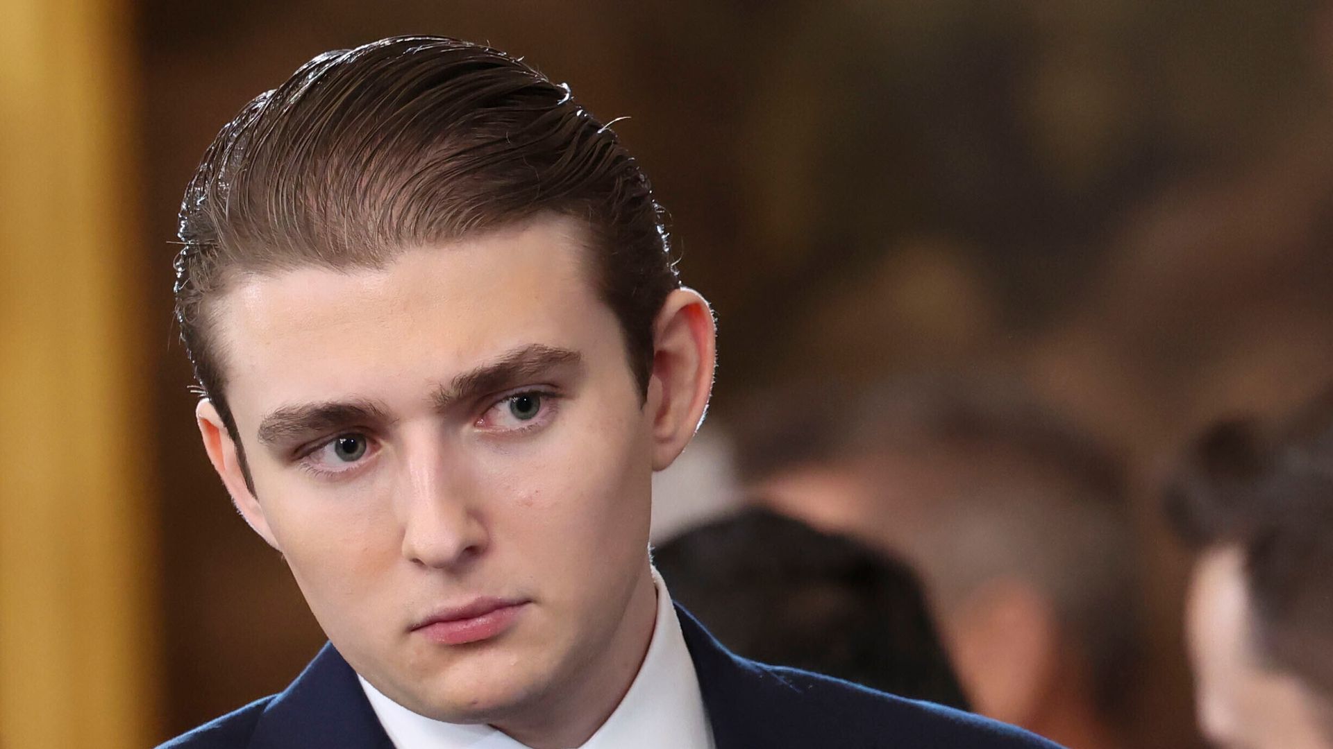 Man guilty of assaulting woman after Barron Trump alerted police