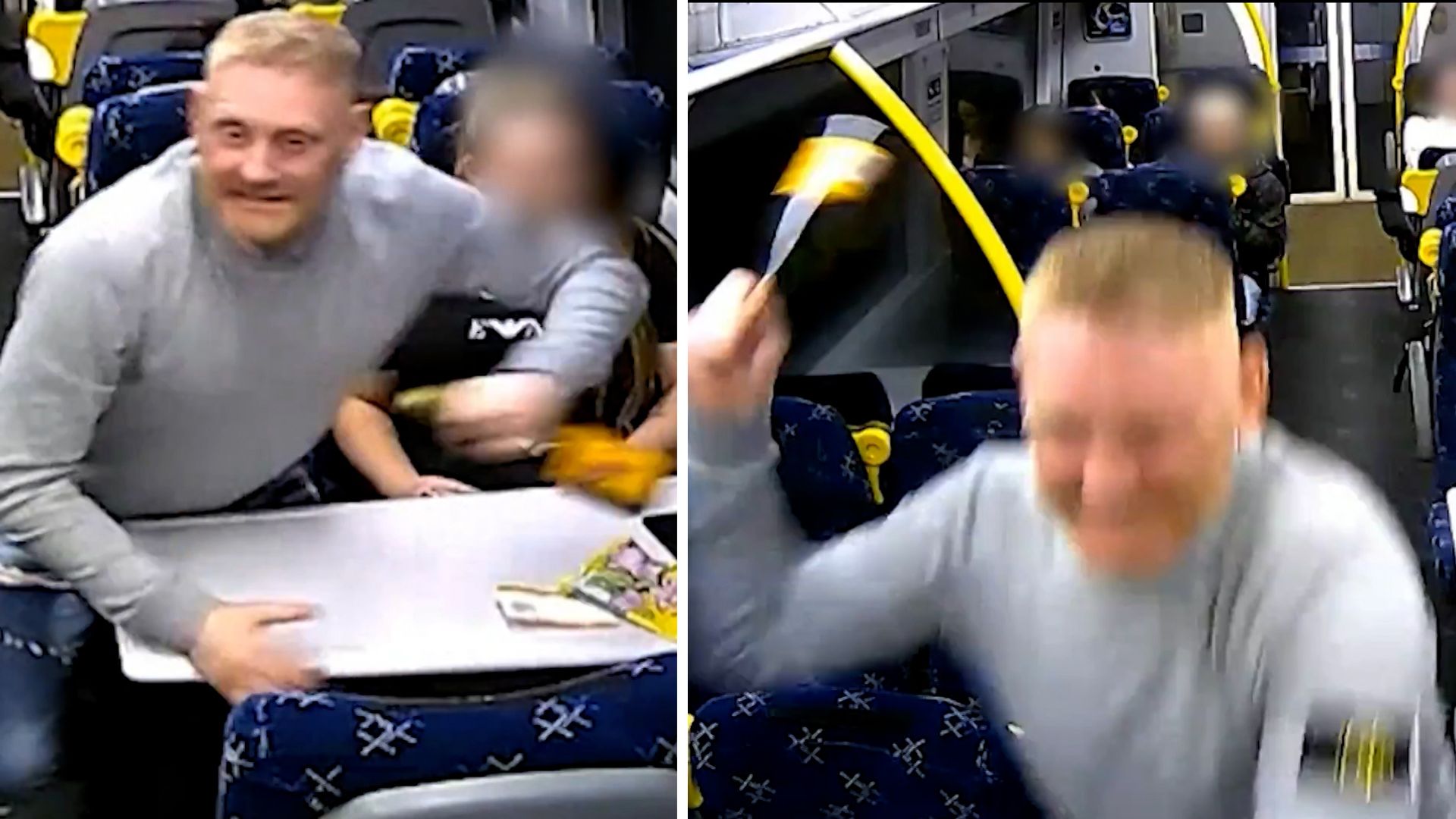 Man jailed for violent glass bottle attack on two train passengers