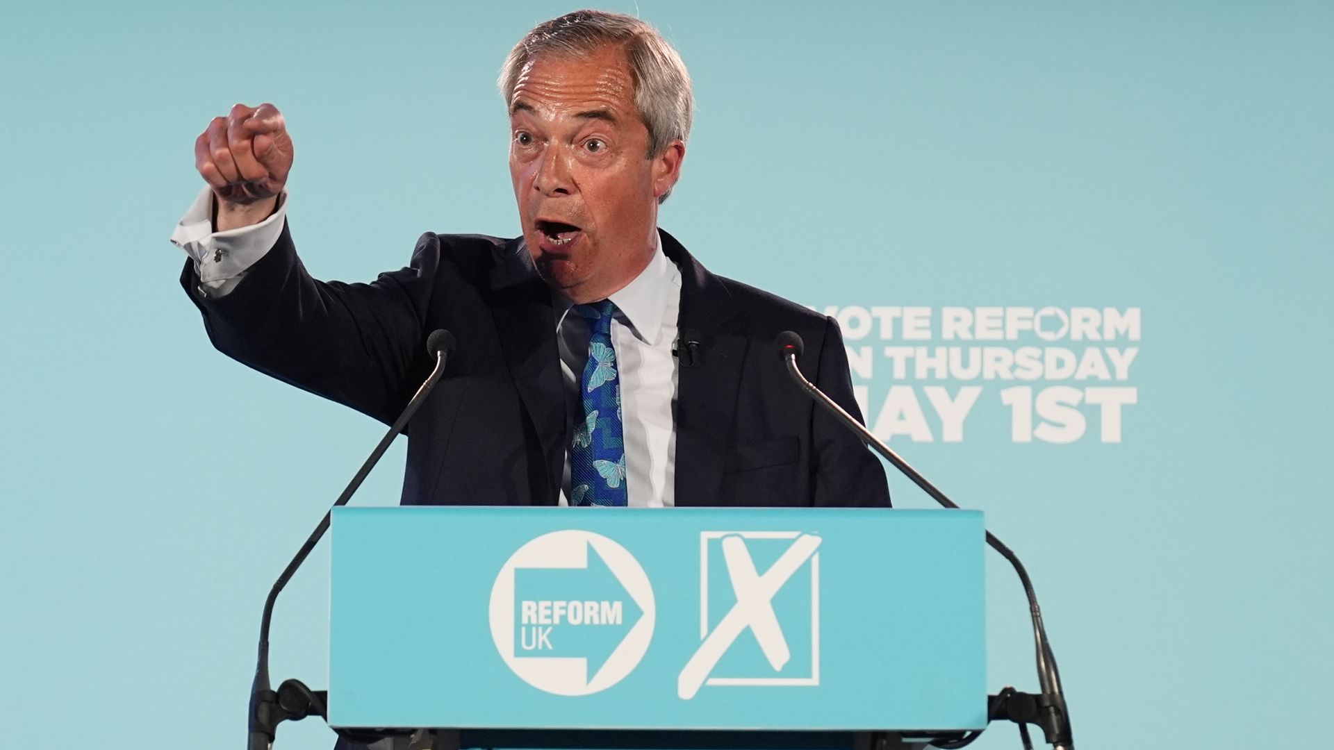 Farage vows to go ‘double or quits’ with £5m local elections spending blitz