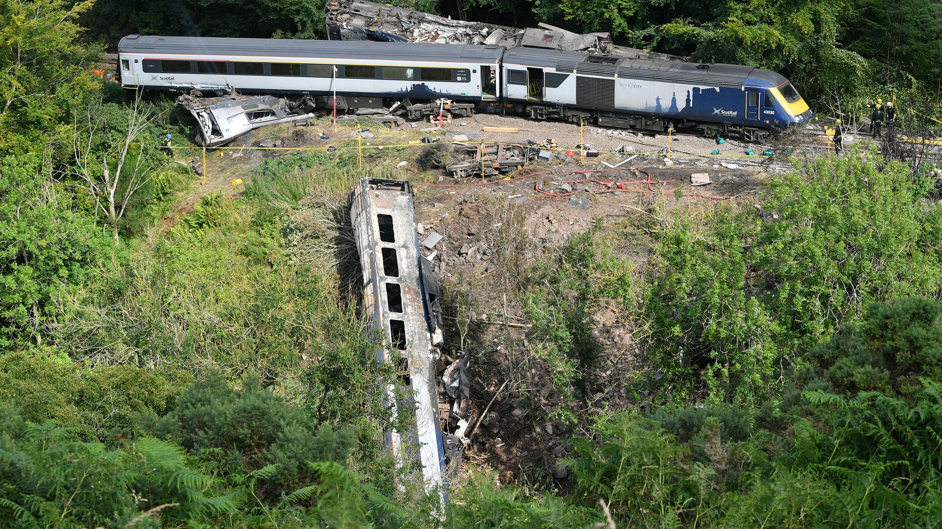 Passenger killed in train derailment died on wedding anniversary, inquiry hears