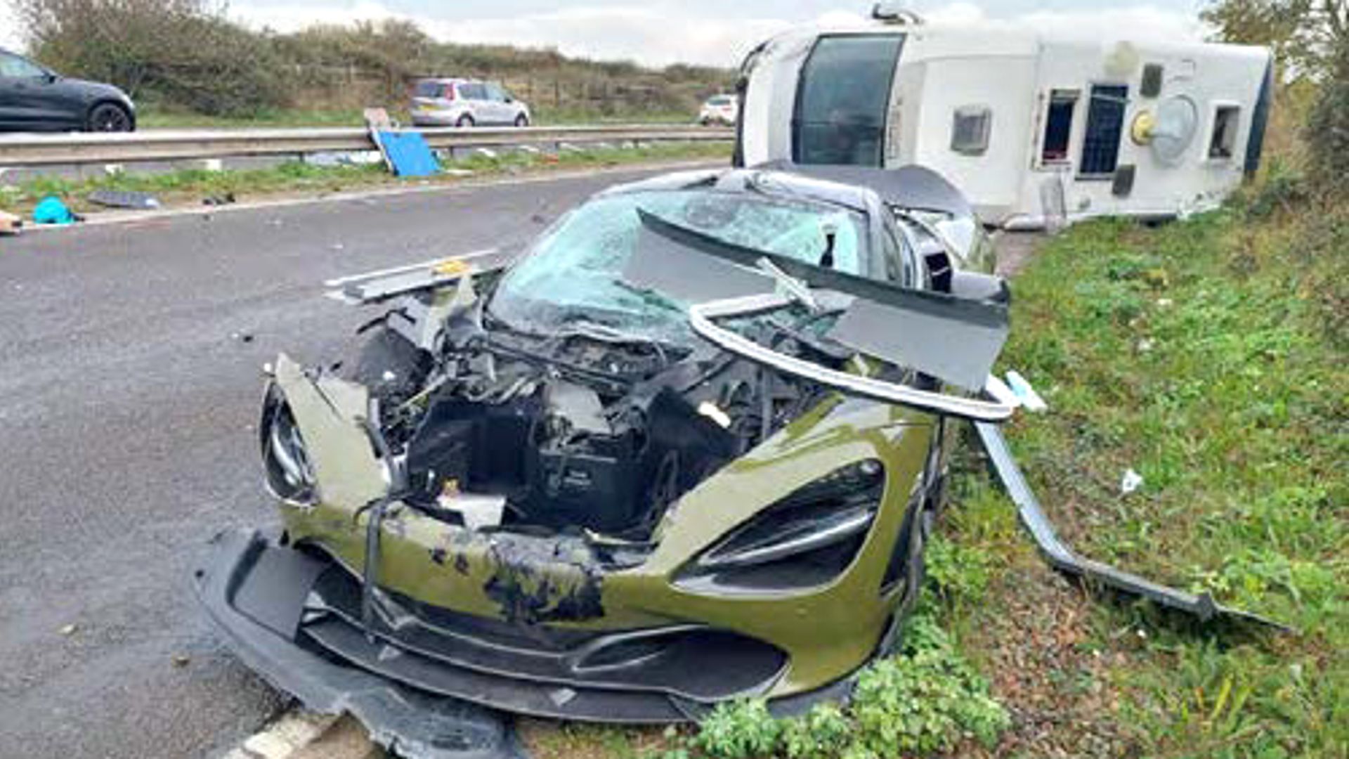 McLaren supercar owner banned after crashing into motorhome