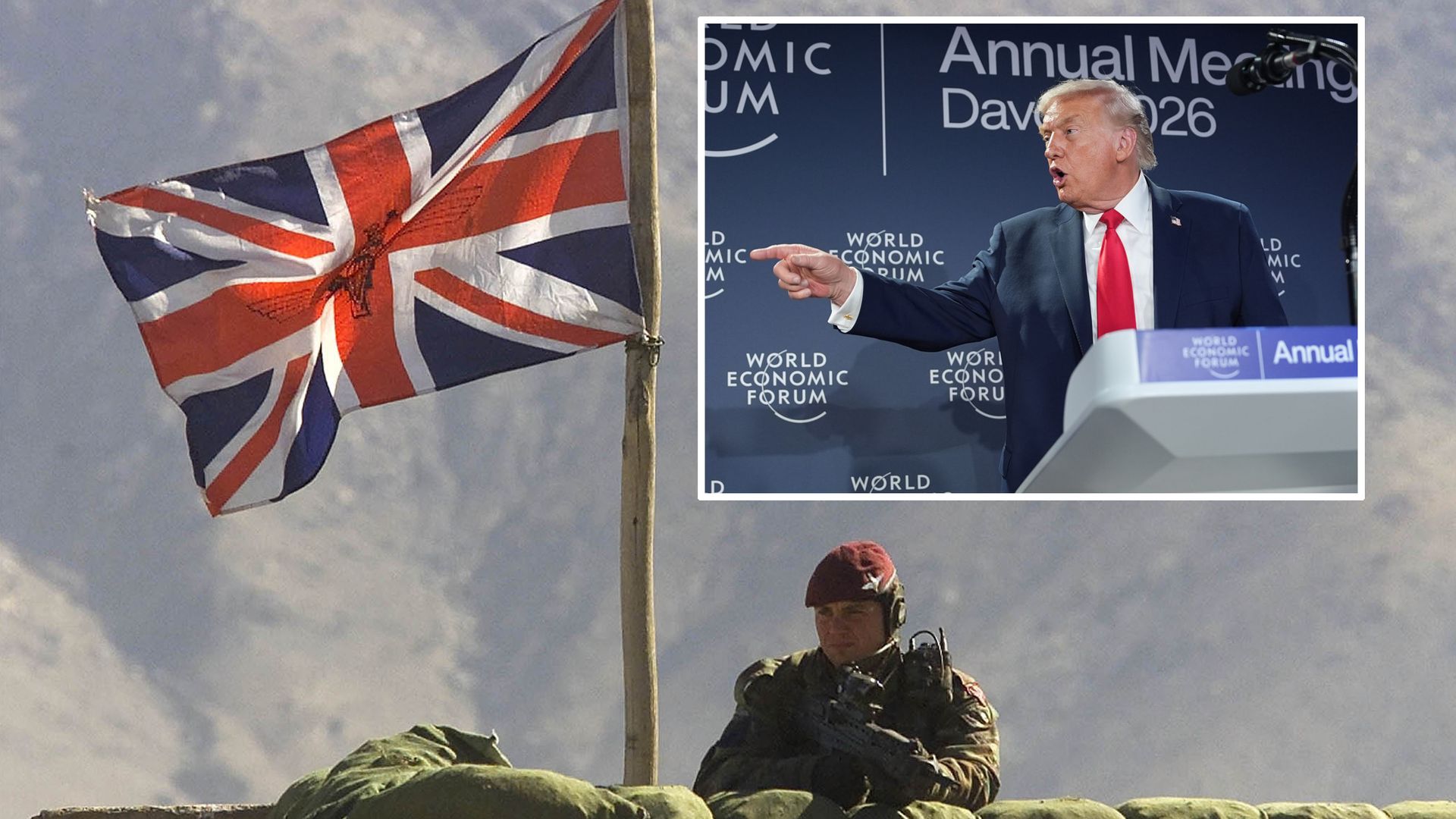 Trump pays tribute to ‘very brave’ UK soldiers after row over Afghanistan remarks