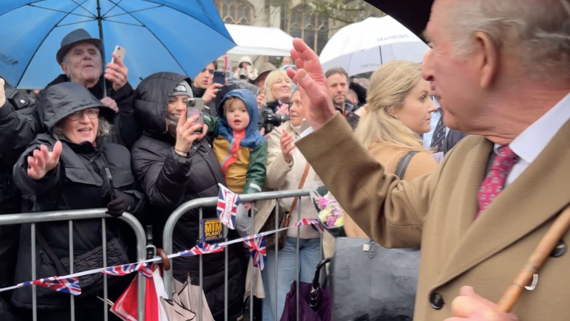 King dodging heckler question on Andrew will frustrate those who want him to say more