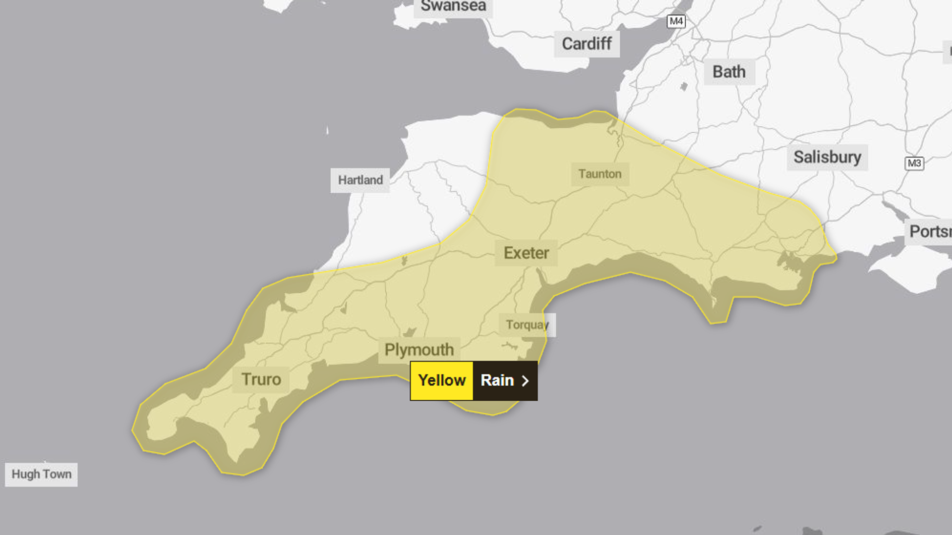 Rain alerts for southwest England risk exacerbating flood-hit areas