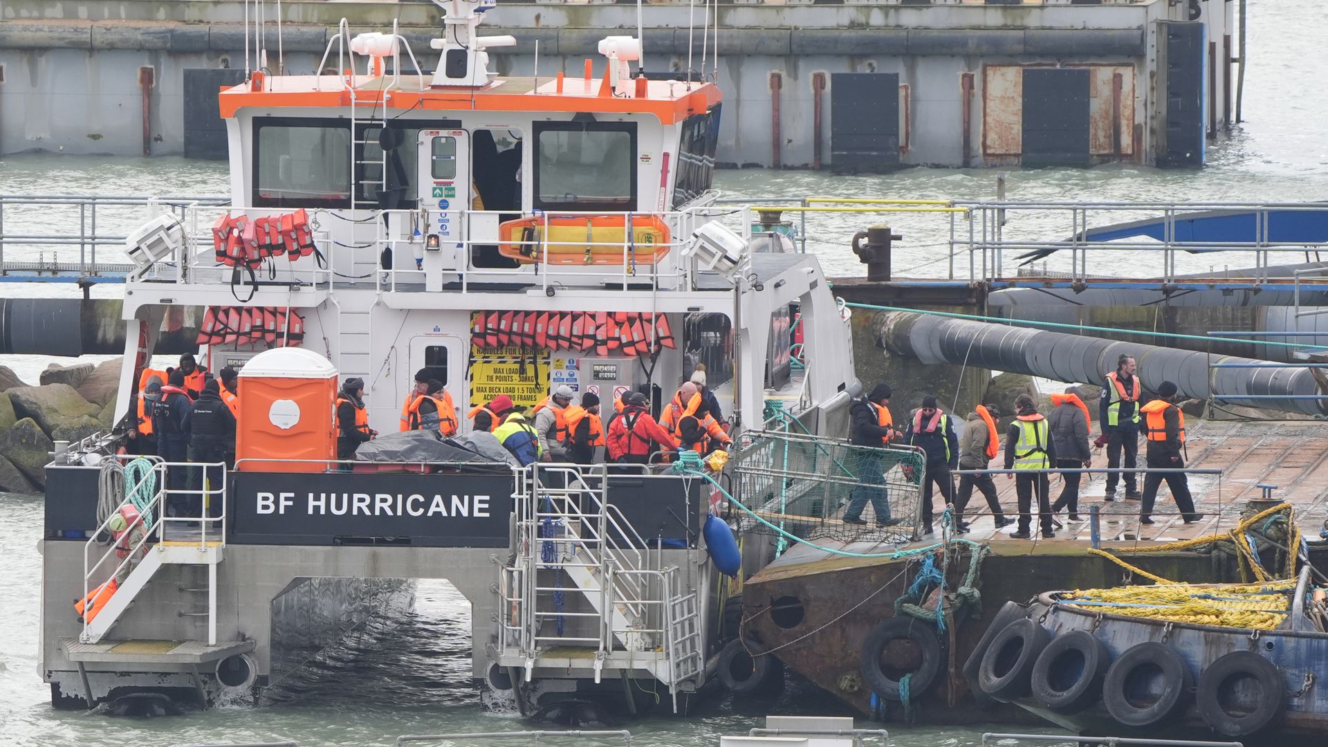 Migrant crossings hit five-year low in stormy January – as new arrivals spotted in Kent