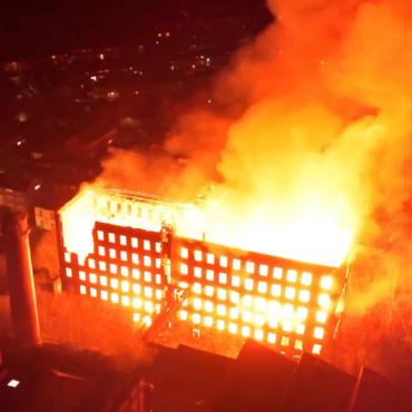 Huge fire rips through historic Big Mill in Staffordshire