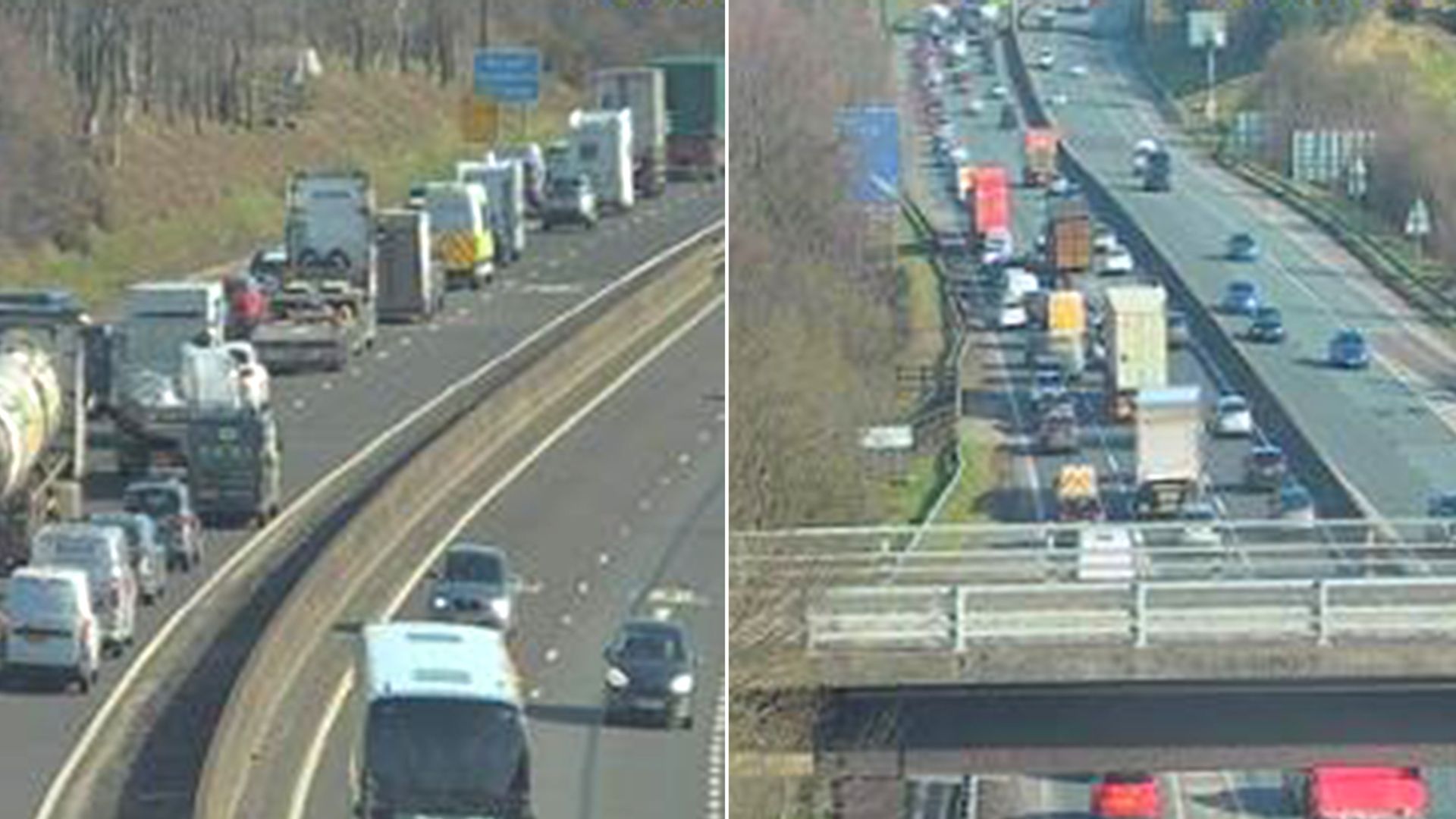 Pedestrian killed in collision that closed stretch of major motorway for more than 15 hours