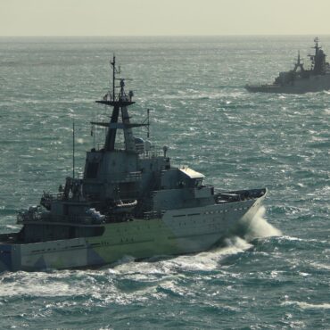 Navy monitors Russian warship and sanctioned oil tanker in the English Channel