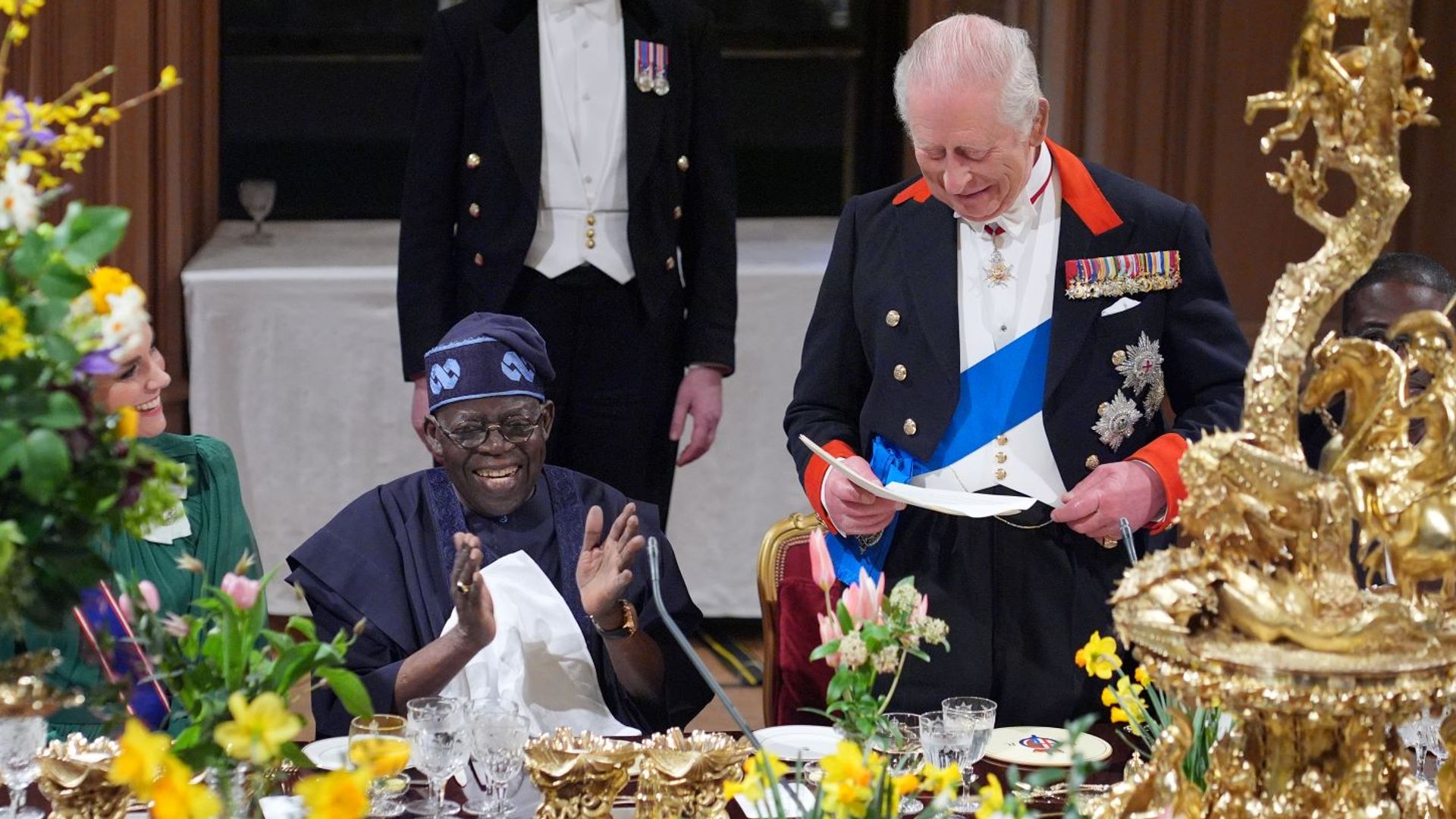 King says UK ‘blessed’ by Nigerian influence as he hosts state banquet for president