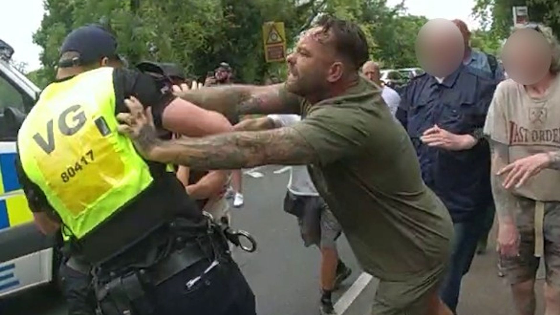 ‘Violent mob’ at asylum hotel protest turned Epping into ‘scene of chaos’, court told
