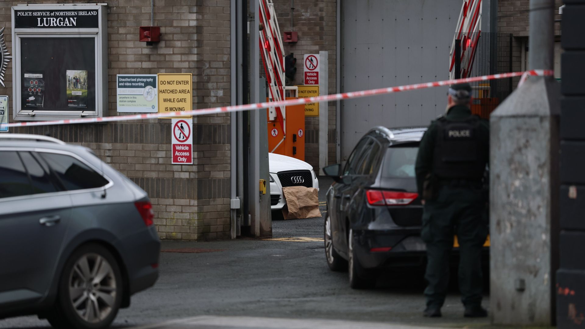 Delivery driver forced at gunpoint to drive to police station in ‘abhorrent’ hijacking