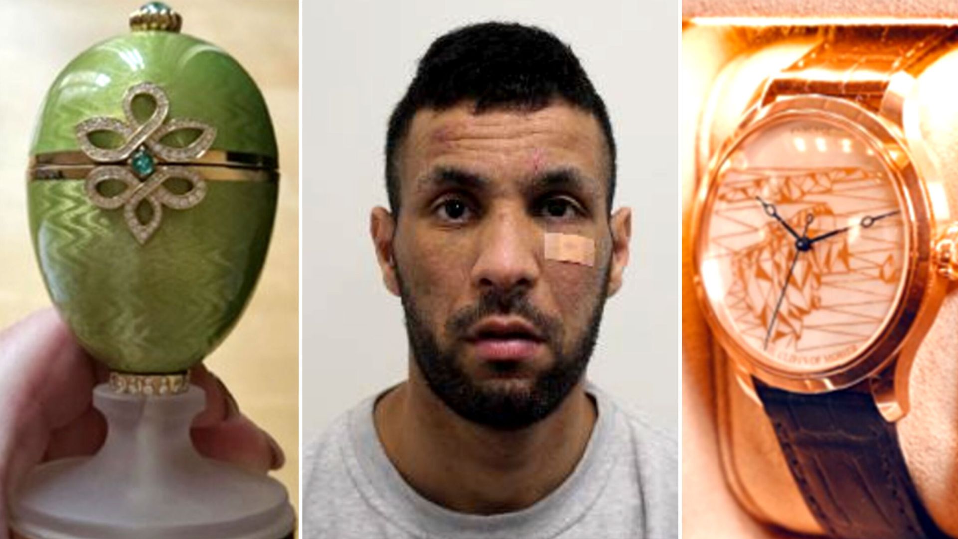 Man who stole handbag containing rare Faberge egg and watch worth £2m jailed