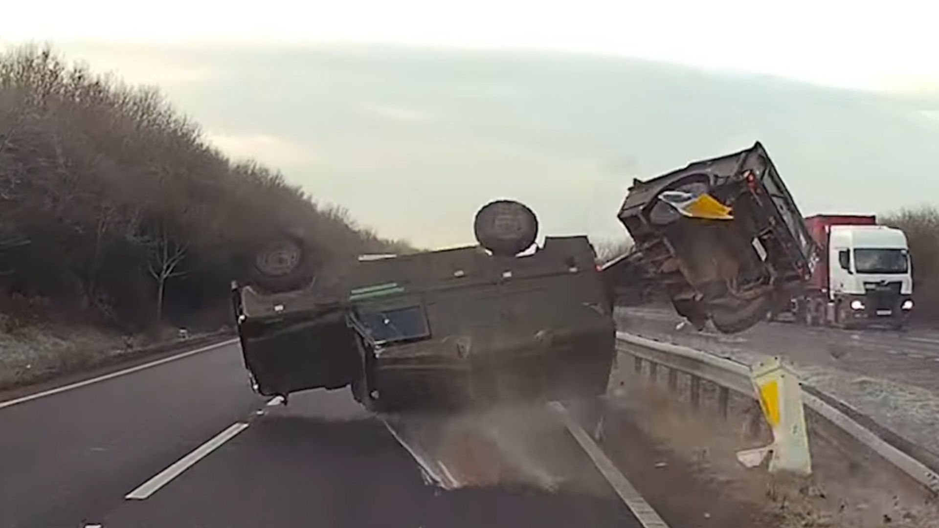 Ban for driver after ‘completely avoidable’ crash sent military vehicle flying