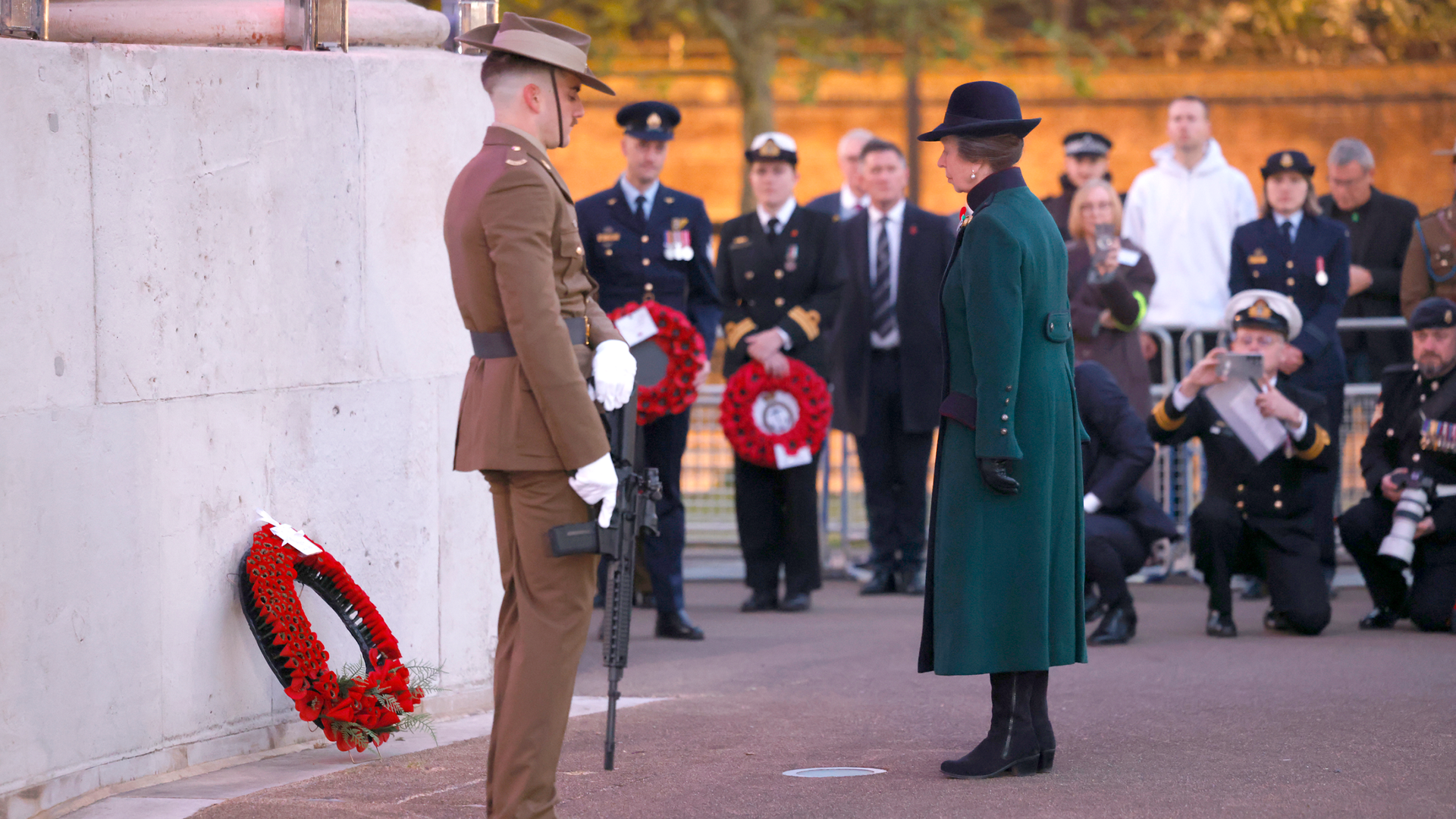 Princess Royal attends dawn service to mark Anzac Day