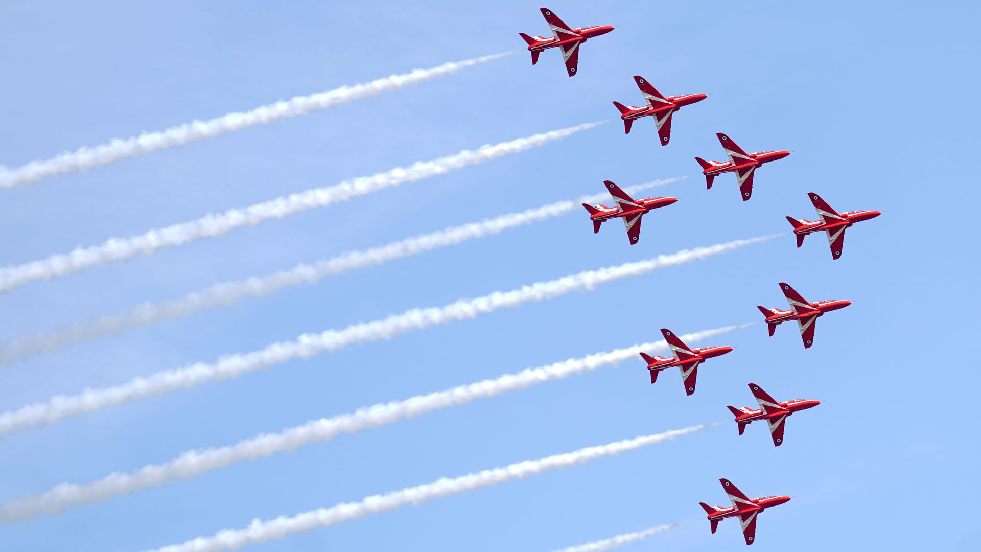 Red Arrows to fly with reduced numbers because of ageing engines