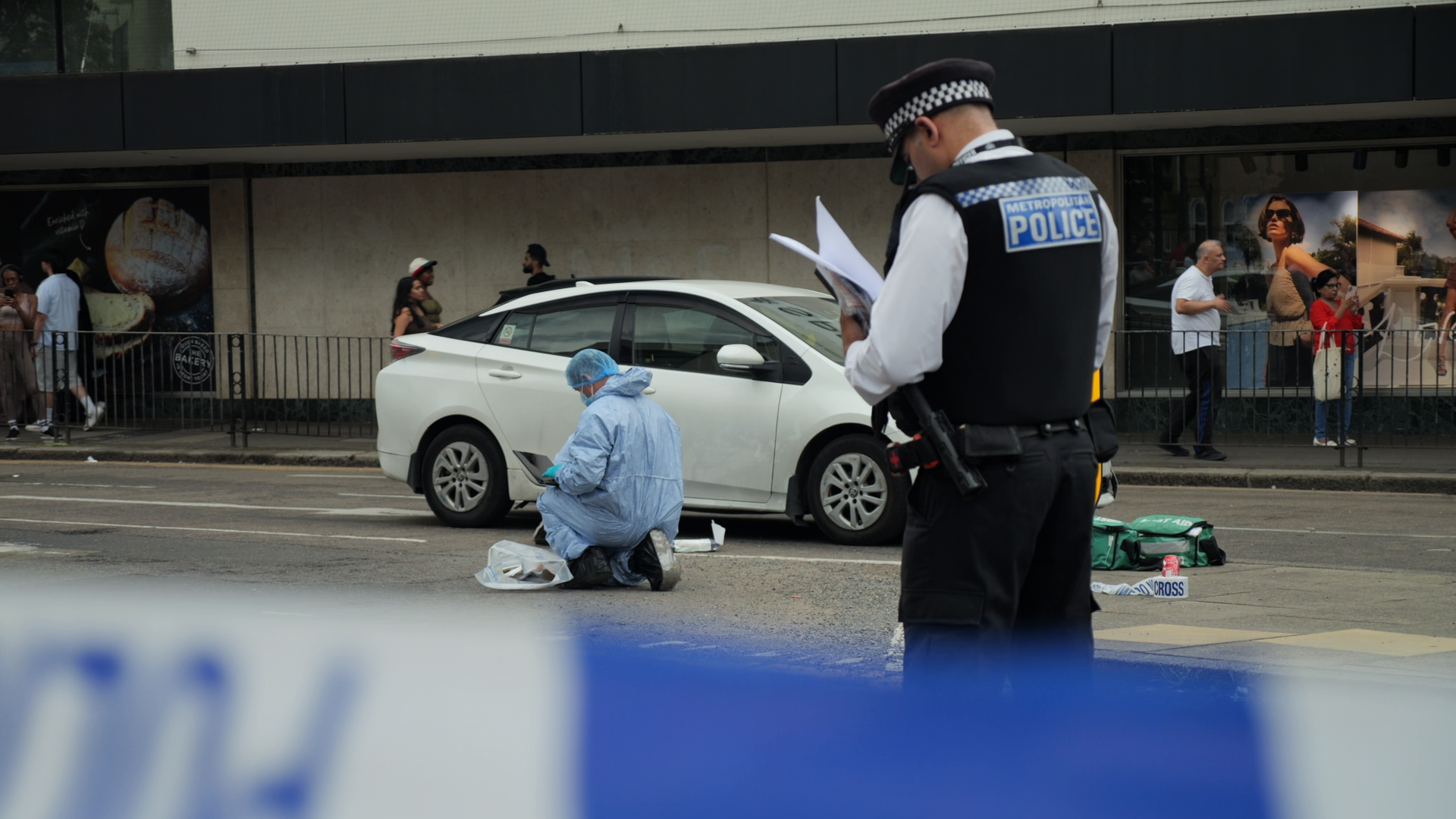 Man charged with attempted murder after car hits pedestrians in London