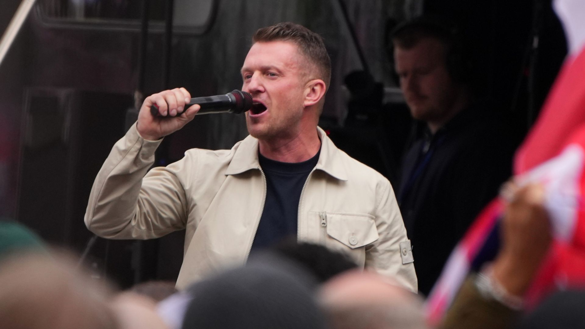 Tommy Robinson says he’s been detained at Heathrow