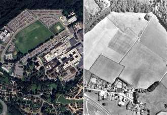 1960 vs today: The striking aerial photos showing Kent’s dramatic transformation