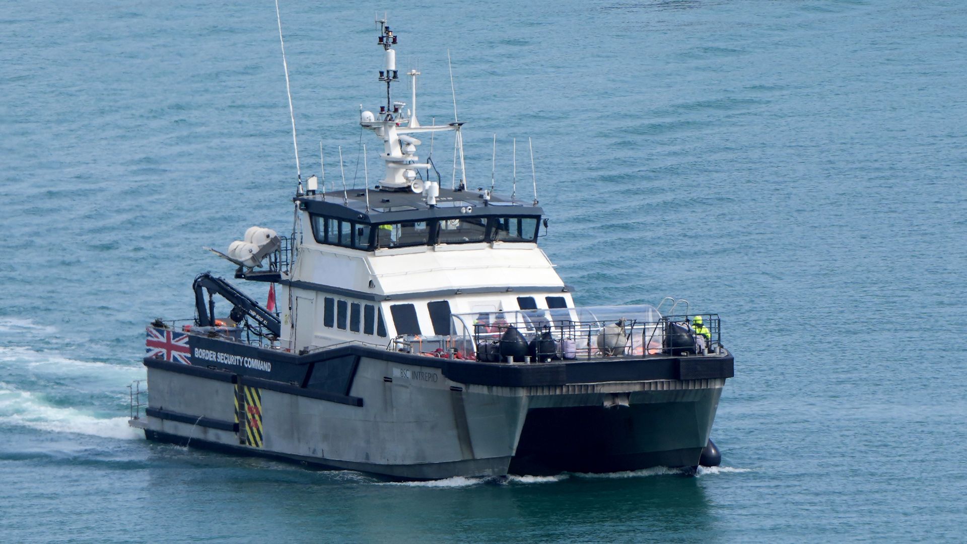 Teenager denies piloting dinghy with 167 people on board across channel