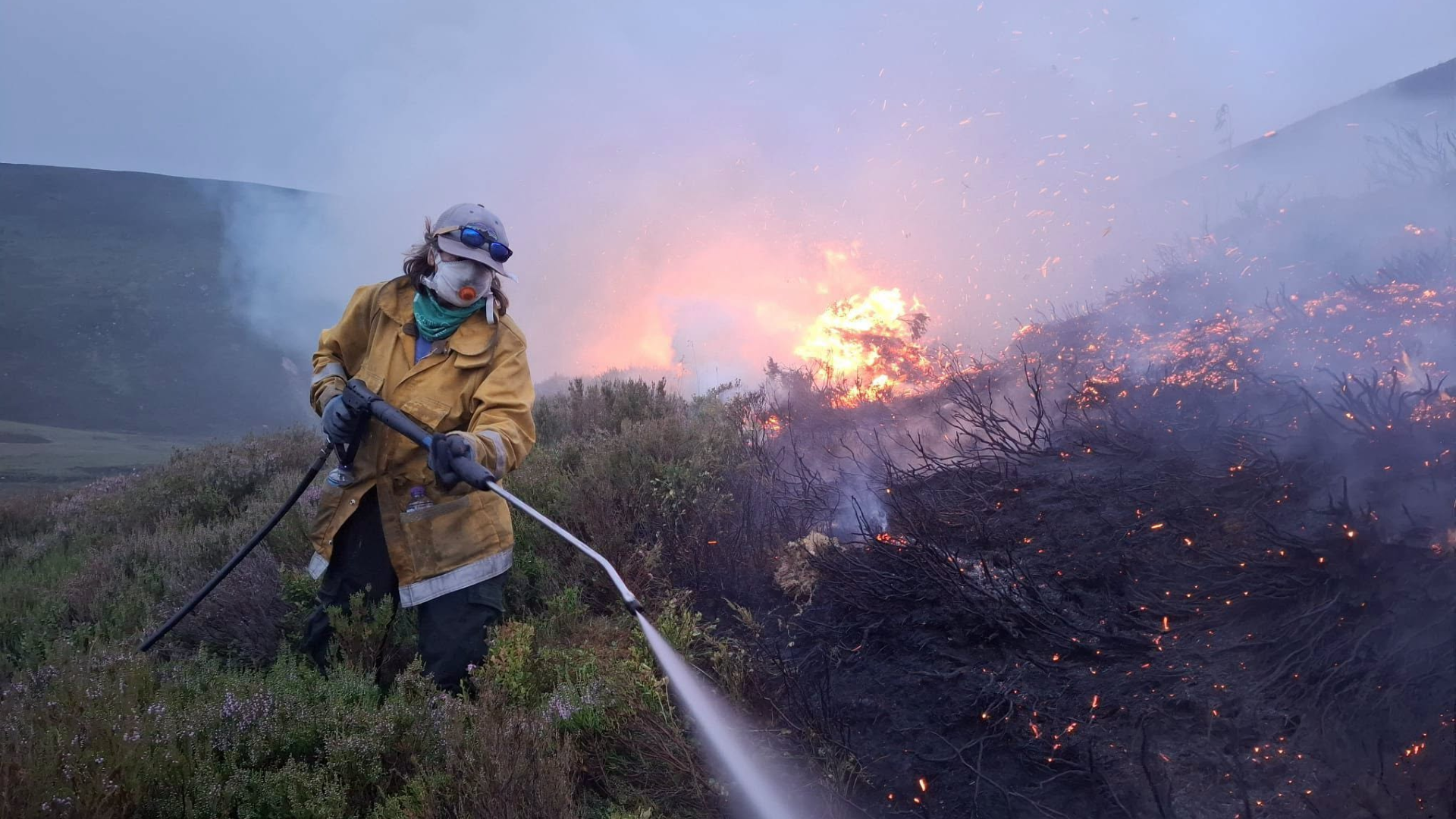 ‘Climate change is happening’ warns Swinney as Cairngorms wildfire continues