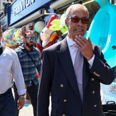 Man arrested over social media post threatening to shoot Farage